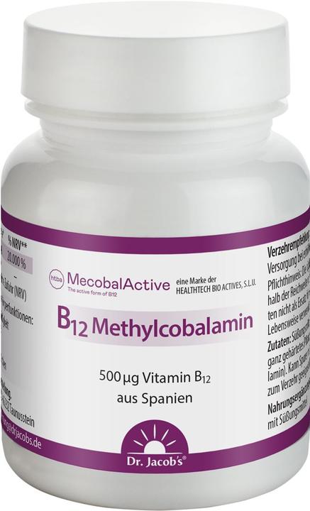 Dr. Jacob's B12 Methylcobalamin Tablette (60 pcs., Pills, 35 g)