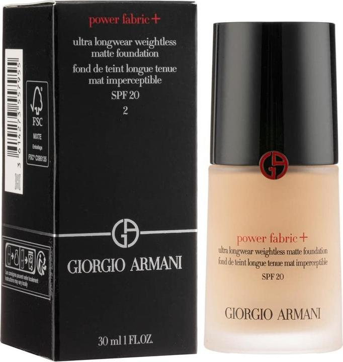 Produktbild Giorgio Armani Power Fabric + Longwear High Coverage Foundation ( 2 ) (Beige)