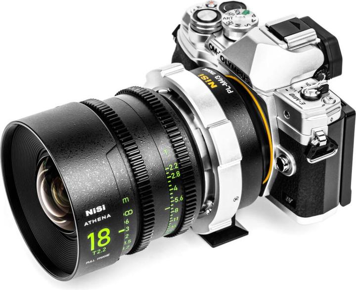 Actual product image Nisi ATHENA PL-M4/3 Adapter for PL Mount Lenses to M4/3 Mount Cameras