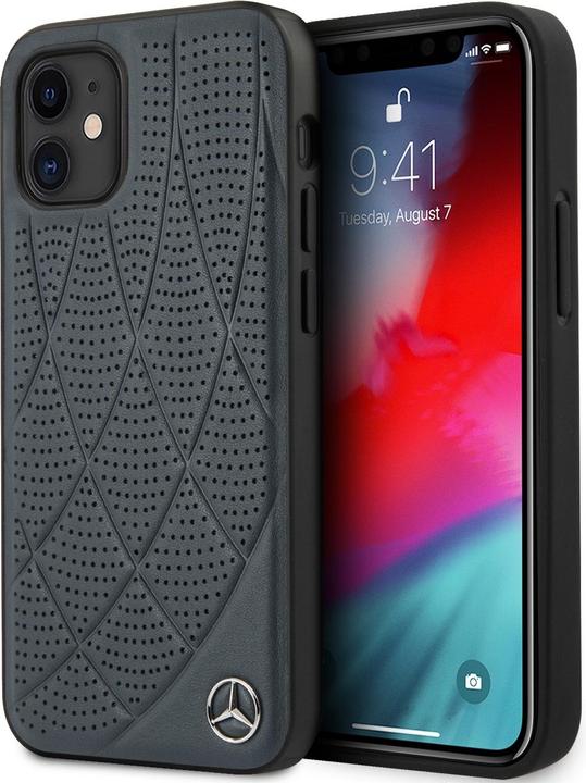 Produktbild Mercedes-Benz Hard Cover f??r Apple iPhone 12 Mini Black, Bow Line, MEHCP12SDIQNA, Blister (Apple iPhone 12 mini)