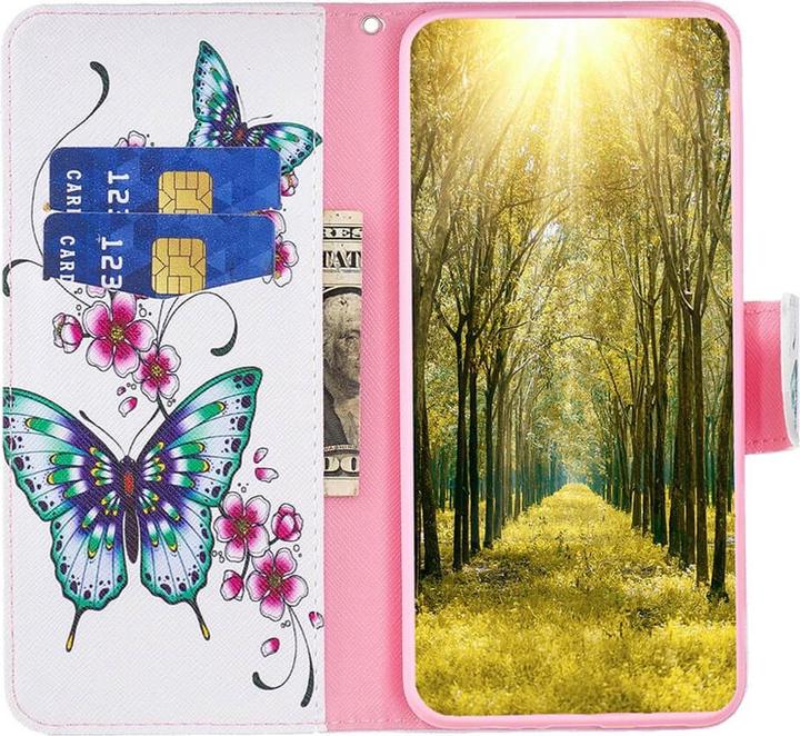 Immagine prodotto Cover-Discount Xiaomi Redmi Note 13 Pro - Custodia cover farfalla bianca (Xiaomi Redmi Note 13 Pro 5G, Xiaomi Poco X6)