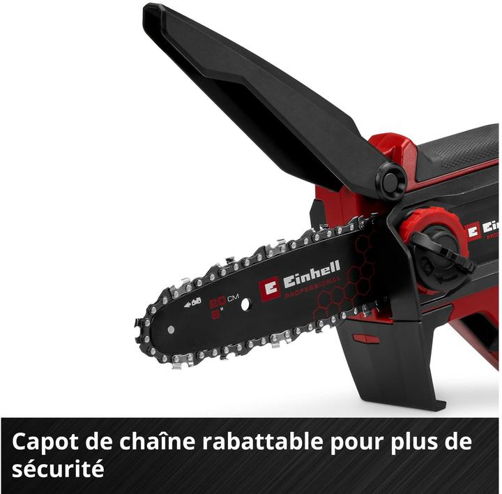 Immagine prodotto Einhell PROFESSIONAL Akku-Astkettensäge GP-PS 18/20 Li BL-Solo 4600080 (Sega a catena a batteria)
