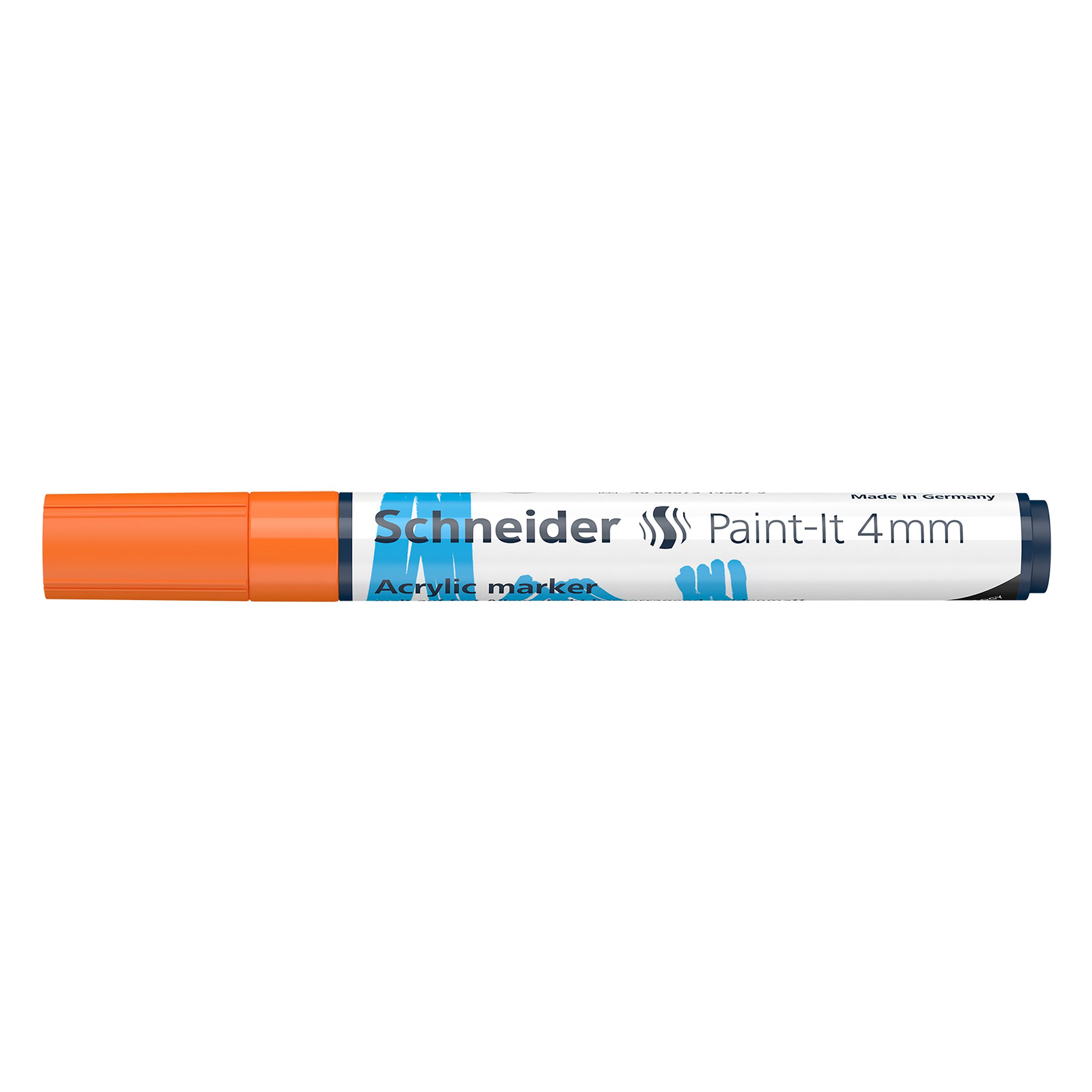 Schneider, Marker, Acrylmarker Paint-It 320 4mm Oranje (1 x)