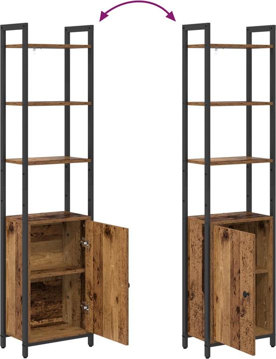 Produktbild vidaXL Bücherregal-Lager (24 x 40 x 161 cm)