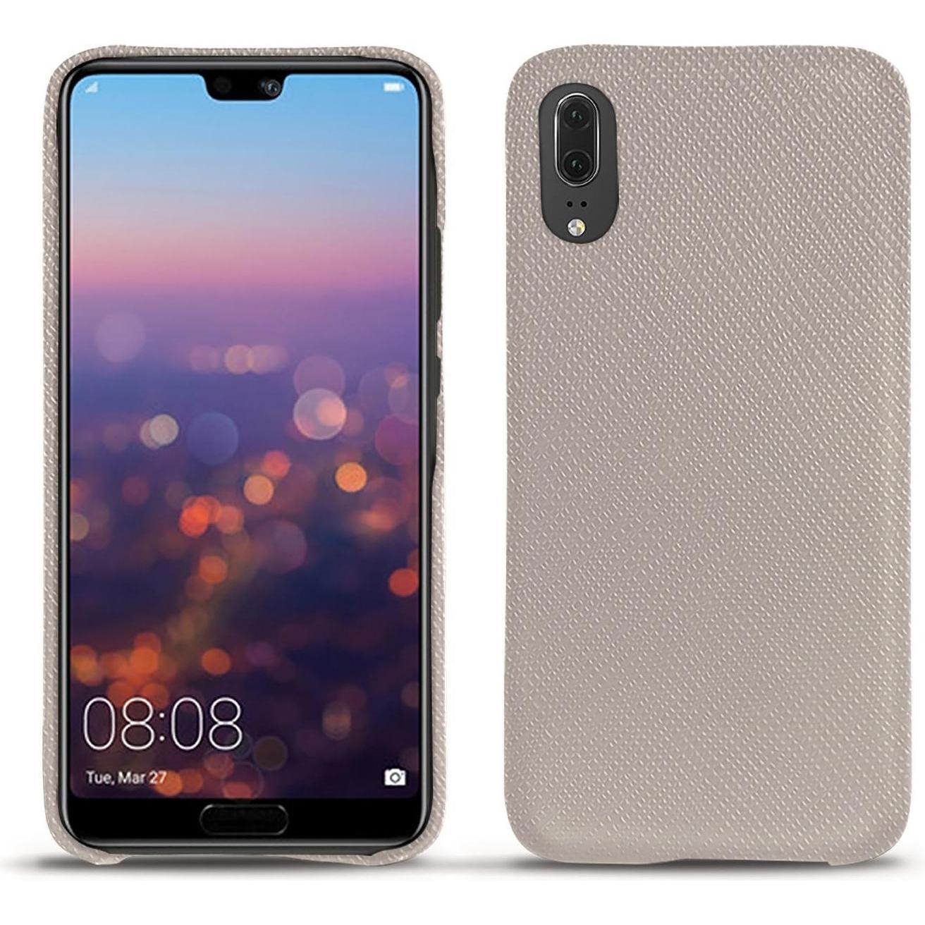 Thumbnail - Noreve Lederschutzhülle (Huawei P20), Smartphone Hülle, Beige