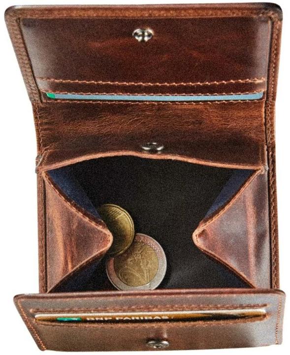 Actual product image Maverick Wallet Original 10 x 9 cm, Brown