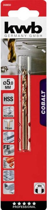 Immagine prodotto kwb Trapano a spirale COBALT 5.0 mm (5 mm)