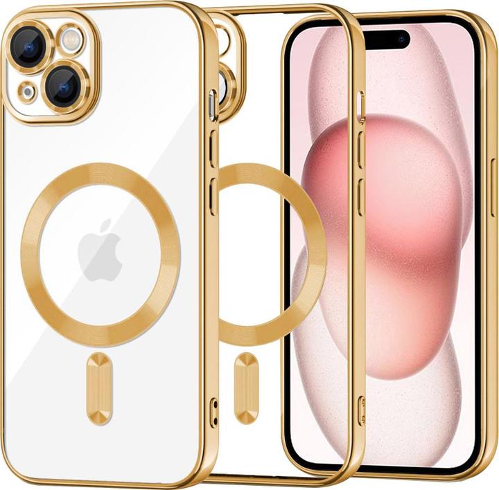 Techsuit Luxury Crystal MagSafe iPhone 15 Gold Digitec