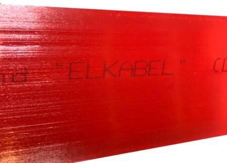Produktbild GM Plast Kabeldaek ELKABEL 2,2 x 400 mm rød, 25 meter rulle. - (25 meter)