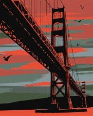 Produktbild Ideyka Malen nach Zahlen - San Francisco