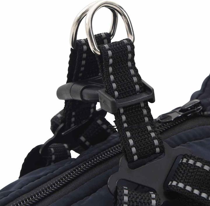 Actual product image vidaXL Dog coat with harness Waterproof (36, Dog coat)