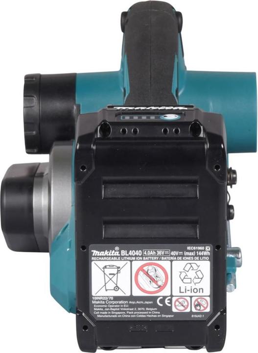 Actual product image Makita KP001GM201 Battery Planer 40V