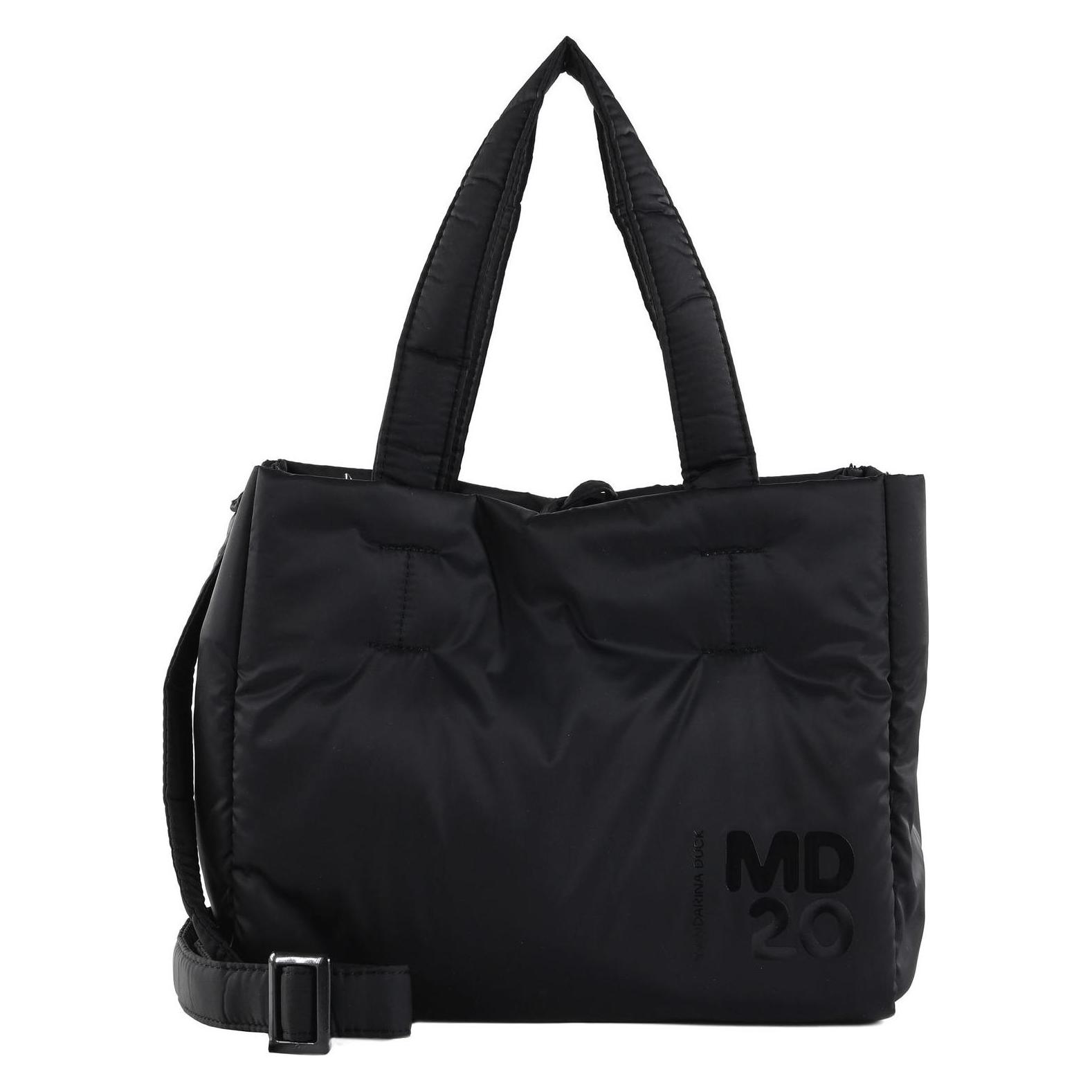 Mandarina Duck, Damen, Handtasche, MD20 Balloon Tote, Schwarz