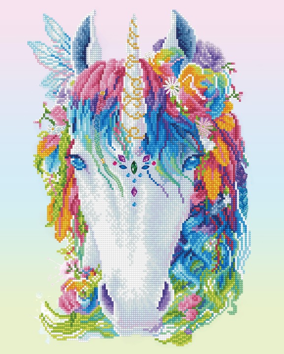 Actual product image Diamond Dotz Diamond Painting Mystic Unicorn