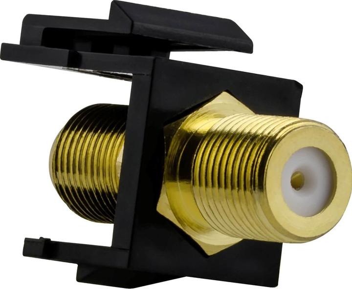 Produktbild Merten Einsatz BNC/TNC 1f sw Klemmbef ohne MEG4586-0001