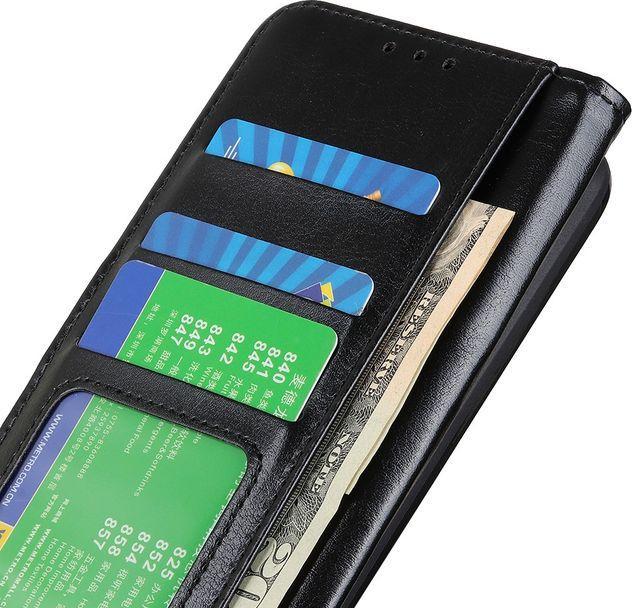 Actual product image MU Classic Crazy Horse Leather Bookcover Series (Realme 8 5G)