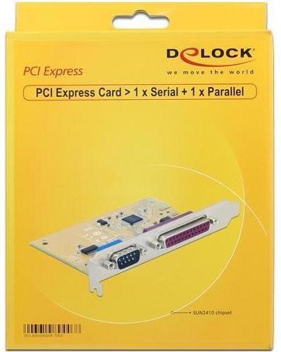 Productafbeelding Delock PCI Express kaart > 1 x serieel + 1 x parallel