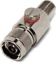 Actual product image Alfa Network ALR06 - Lightning Protector, N female to N male