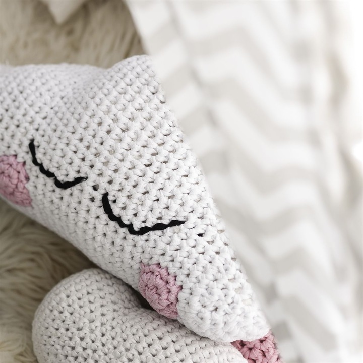 Produktbild Hoooked DIY Häkel-Set RibbonXL Kissen Wolke