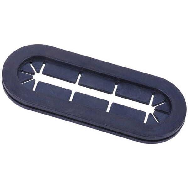 Phobya Kabel Gummidurchführung oval schwarz, PC Gehäuse Zubehör