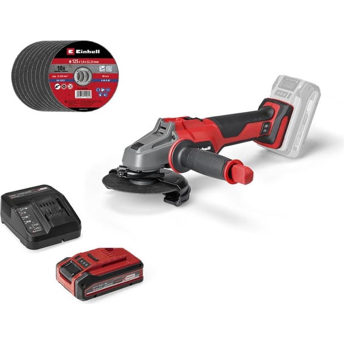 Einhell, Smerigliatrice angolare, Akku-Winkelschleifer AXXIO 18/125 (1x 4,0Ah PLUS)