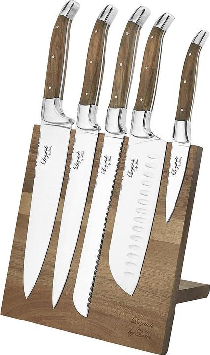 Haws Laguiole Messerset mit Magnetblock 5teilig