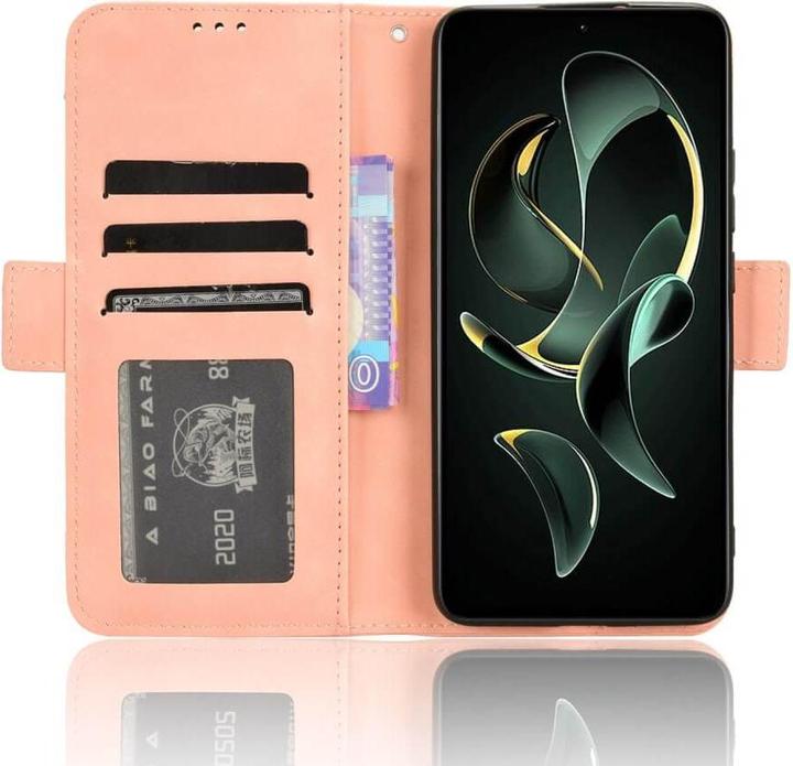 Produktbild Cover-Discount Xiaomi 13T / 13T Pro - Etui mit vielen Kartenfächer rosa (Xiaomi 13T)