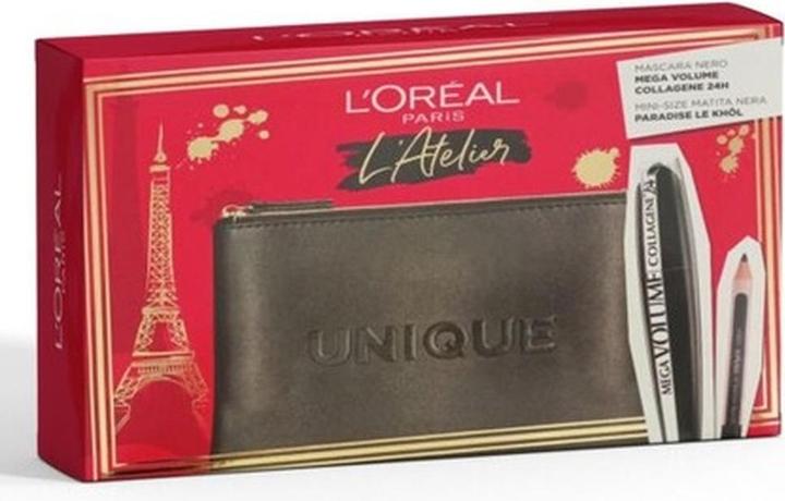 L'Oréal Paris Set di astucci L'Oreal Paris Atelier con mascara Mega Volume e matita