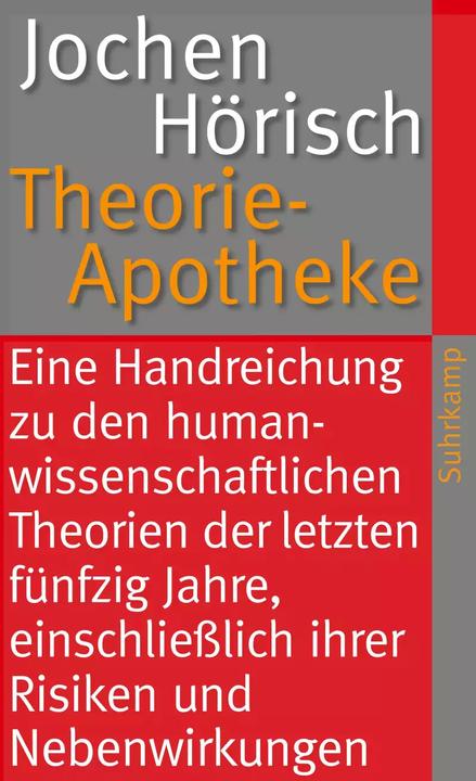 Produktbild Theorie-Apotheke (Deutsch, Jochen Hörisch, 2010)