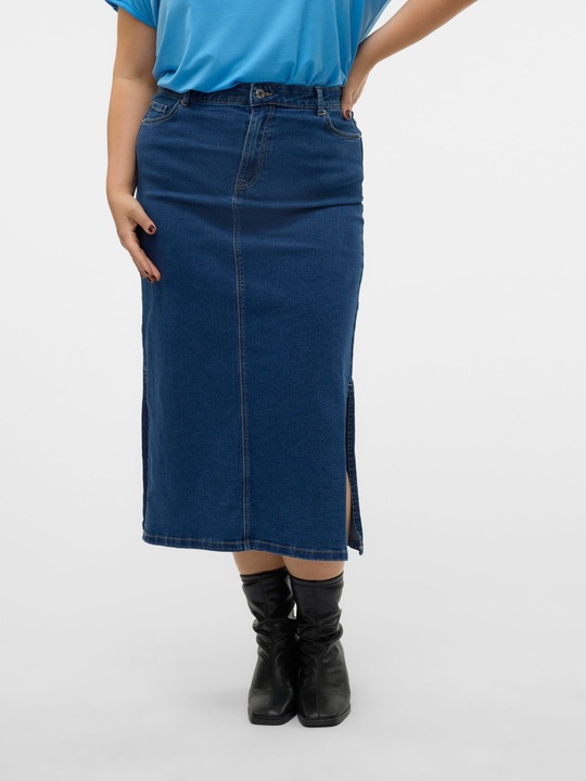 Actual product image Vero Moda VMCSERENA High waist long skirt denim skirt (50)