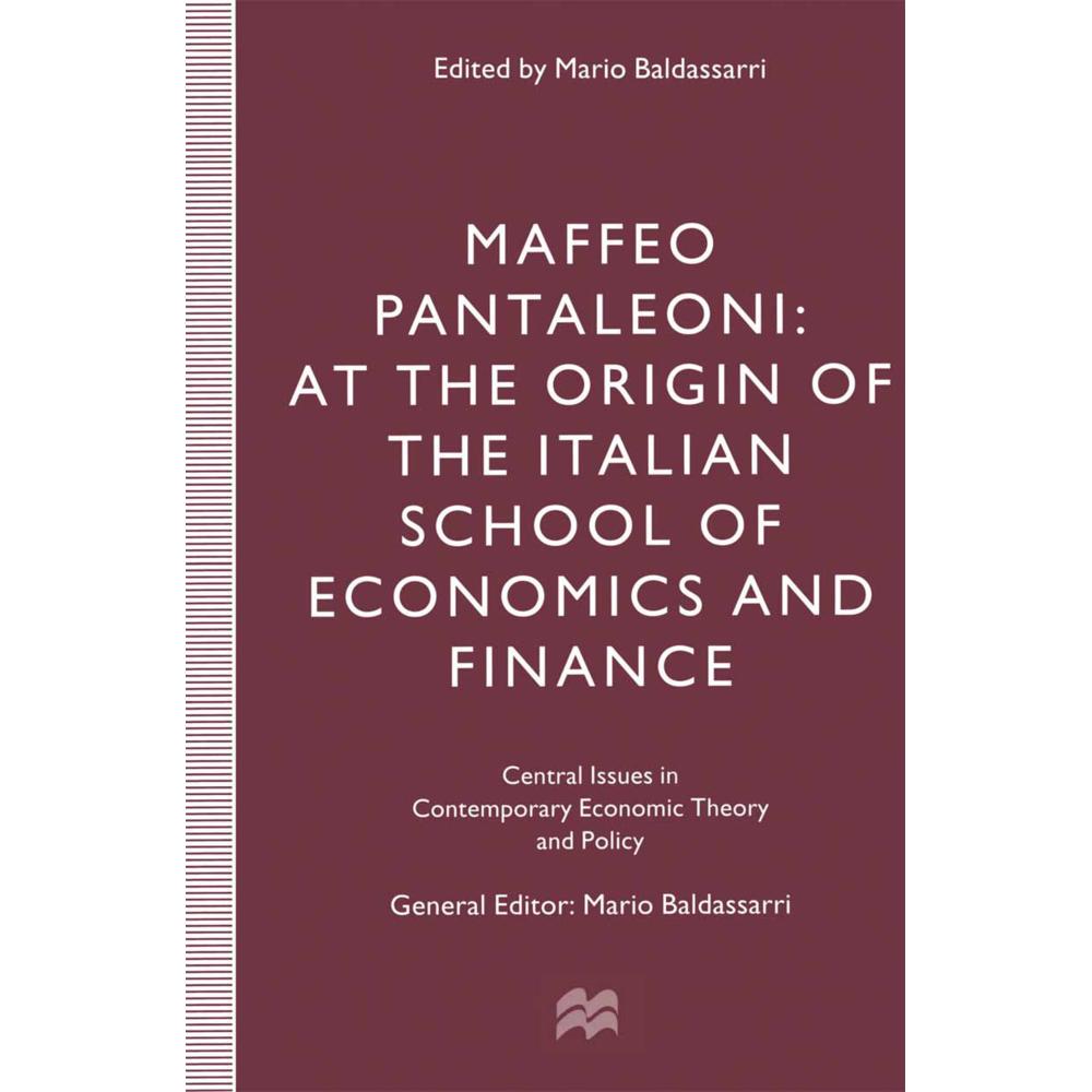 Maffeo Pantaleoni, Fachbücher von Mario Baldassarri