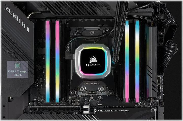 Produktbild Corsair Vengeance RGB Pro SL (2 x 32GB, 3200 MHz, DDR4-RAM, DIMM)