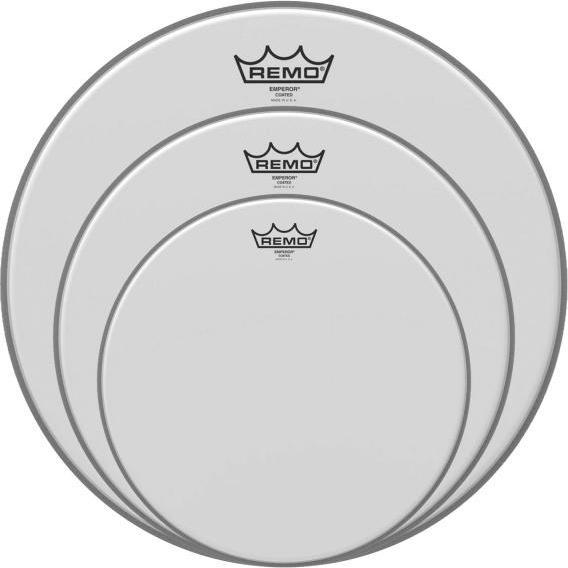 Actual product image Remo Emperor Coated Pack 12-13-16 Fur Set