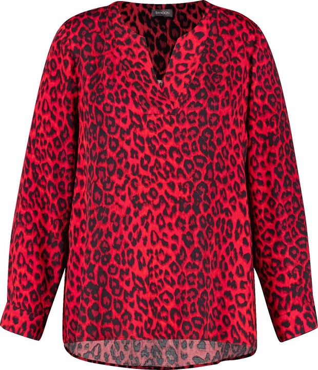 Produktbild Samoon Tunika mit Animal-Print Bluse Langarm (44)
