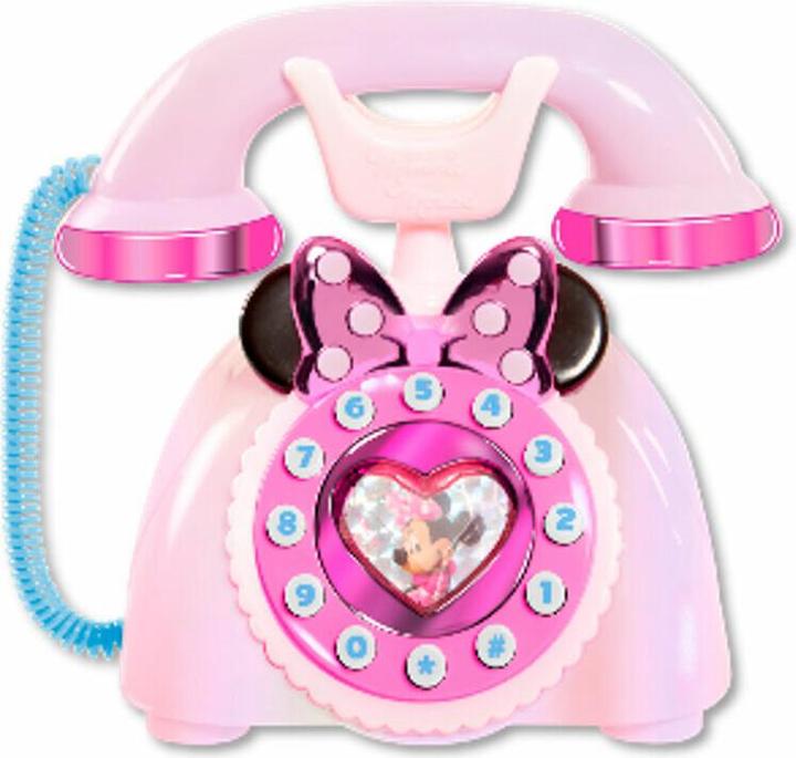 Produktbild Just Play Disney Junior Minnie Mouse Ring Me Spieltelefon, Wählscheibe, Lichter- und Soundeffekte, K