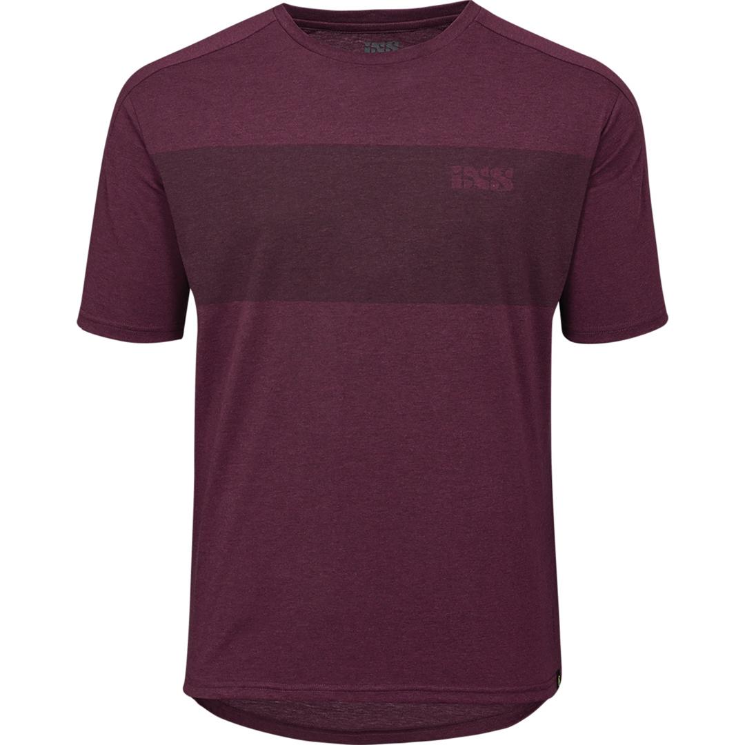 iXS, Herren, Sportshirt, Flow Censored Tech Tee (XL), Violett, XL