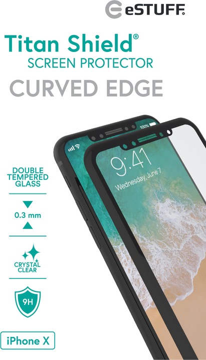 Actual product image eSTUFF Titan Shield Curved Edge (1 Piece)