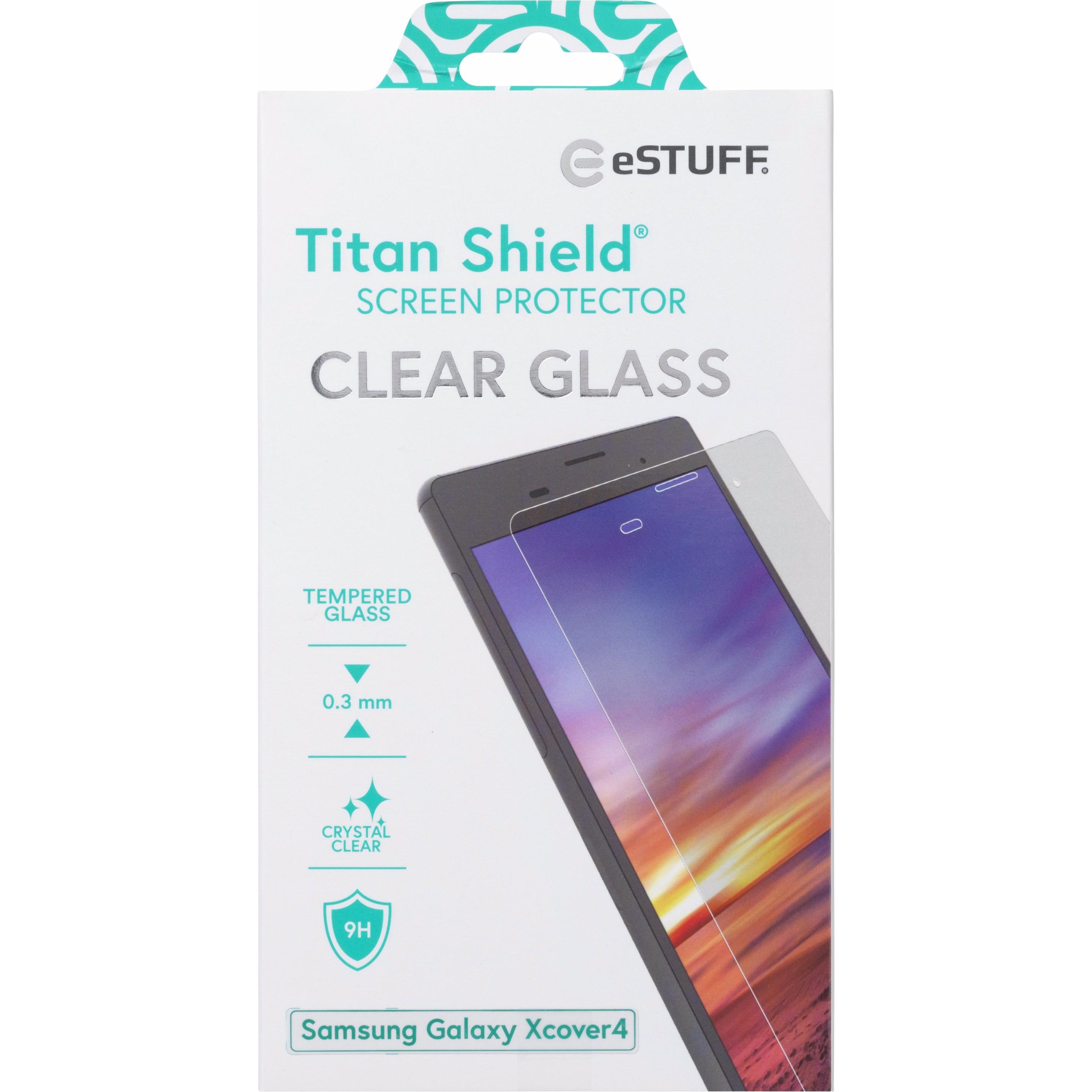 Thumbnail - eSTUFF Titan Shield Clear Glass (1 Stück, Samsung Galaxy S21), Smartphone Schutzfolie, Transparent
