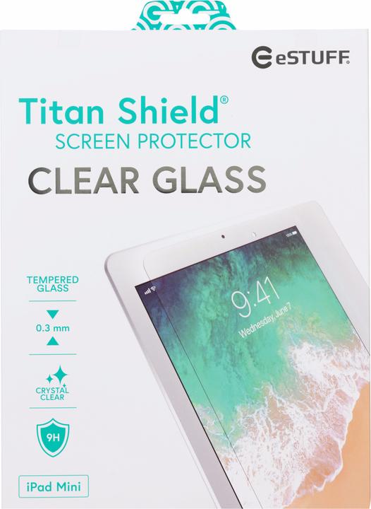 Produktbild eSTUFF TitanShield Clear Glass (1 Stk., iPad mini 2015 (4. Gen))