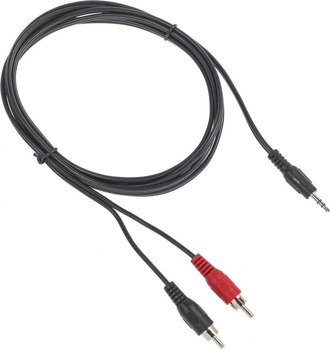 Produktbild Link2Go 3.5 Klinke auf Cinch (2 m, 3.5mm Klinke (AUX), Cinch)