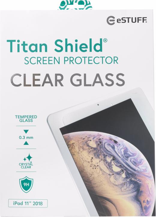Immagine prodotto eSTUFF Vetro trasparente TitanShield (1 Pezzo/i, iPad Pro 11 2018 (1. Gen))