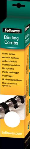 Actual product image Fellowes Binder spine 16mm, 21 rings