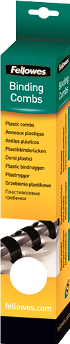 Actual product image Fellowes Binder spine 16mm, 21 rings