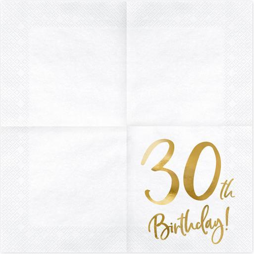 Immagine prodotto Partydeco 30 Jahre (20 x, 33 x 33 cm)