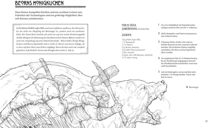 Produktbild Das grosse Kochbuch inspiriert von Tolkiens Legenden (Deutsch, Robert Tuesley Anderson, 2020)