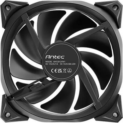 Actual product image Antec FUSION 120 ARGB Computer case Fan Black (120 mm)