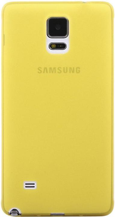 Produktbild König Design Schutzhülle Case Ultra Dünn 0,3mm für Handy Samsung Galaxy Note 4 SM N910 Gelb (Samsung Galaxy Note 4)