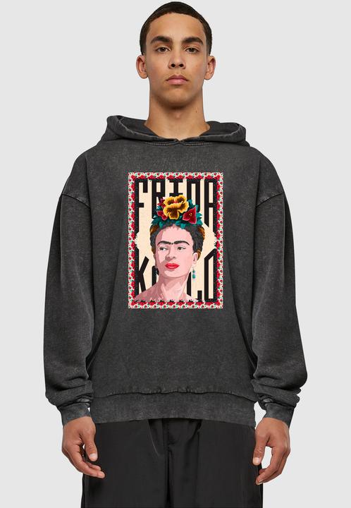 Produktbild Merchcode Frida Kahlo - Frame one Acid Washed Oversized Hoody - 178061 (M)