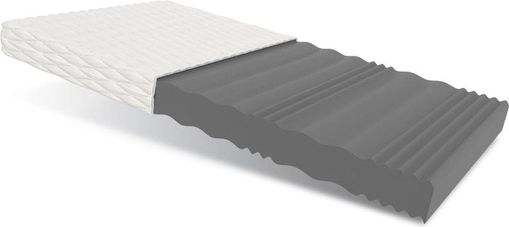 Avetoe Matratze 140x200 LIVIA 7 Zonen profilierter Schaum JERSEY (140 x 200 cm)