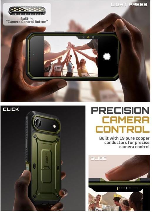 Actual product image Supcase UB Pro Case für iPhone 17 Air - Grün (Apple iPhone 17 Pro)